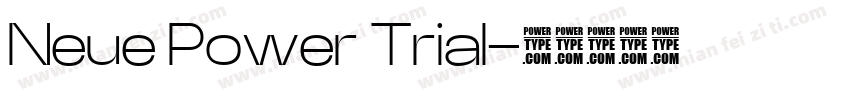 Neue Power Trial字体转换